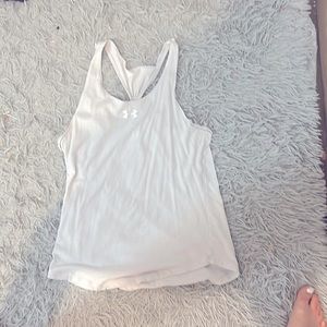 This is a cute grey under amor shirt that is good for summer